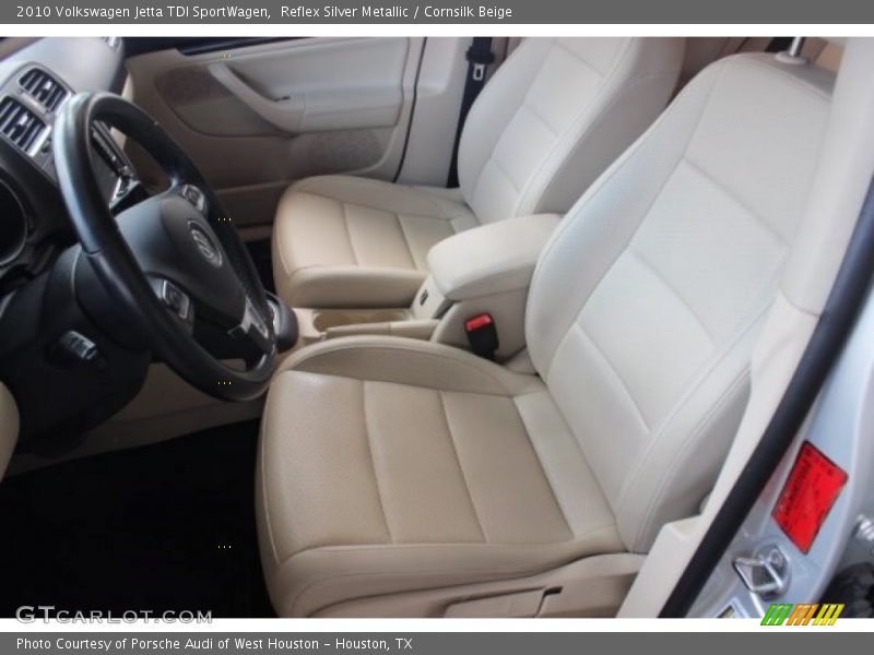 Reflex Silver Metallic / Cornsilk Beige 2010 Volkswagen Jetta TDI SportWagen