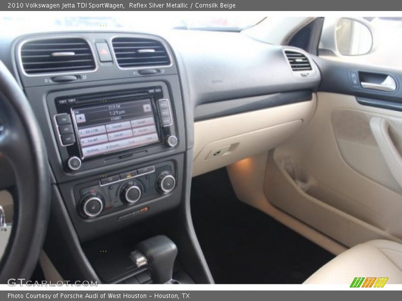 Reflex Silver Metallic / Cornsilk Beige 2010 Volkswagen Jetta TDI SportWagen