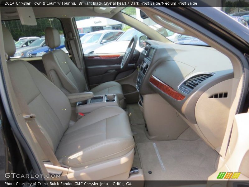 Front Seat of 2014 Town & Country Touring