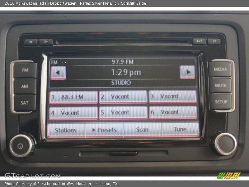 Reflex Silver Metallic / Cornsilk Beige 2010 Volkswagen Jetta TDI SportWagen