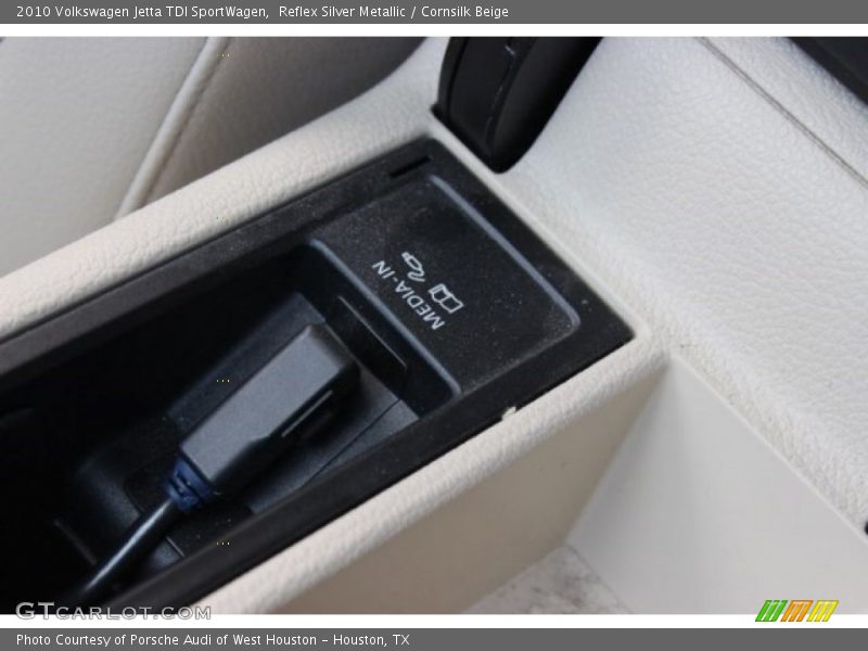 Reflex Silver Metallic / Cornsilk Beige 2010 Volkswagen Jetta TDI SportWagen