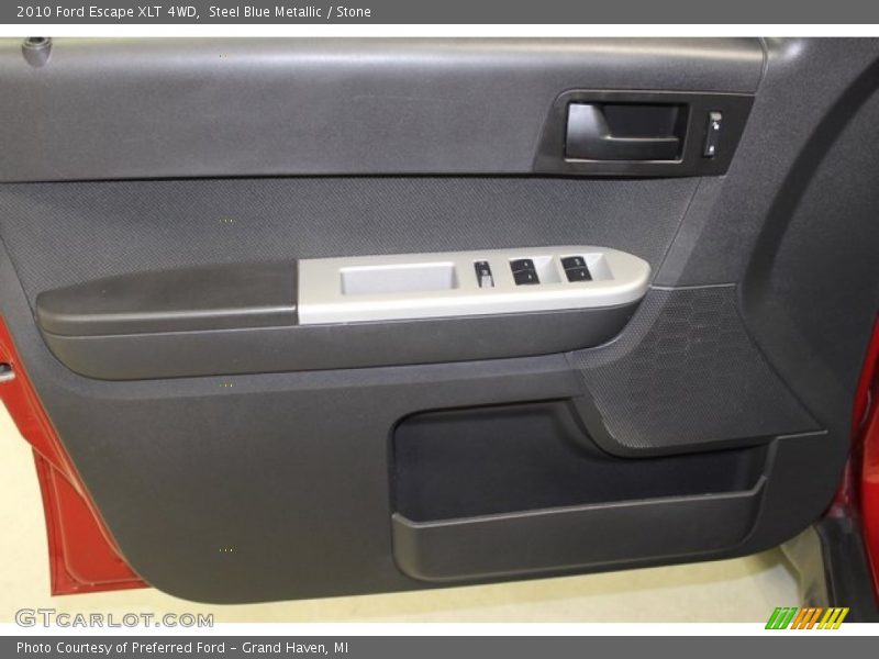 Steel Blue Metallic / Stone 2010 Ford Escape XLT 4WD
