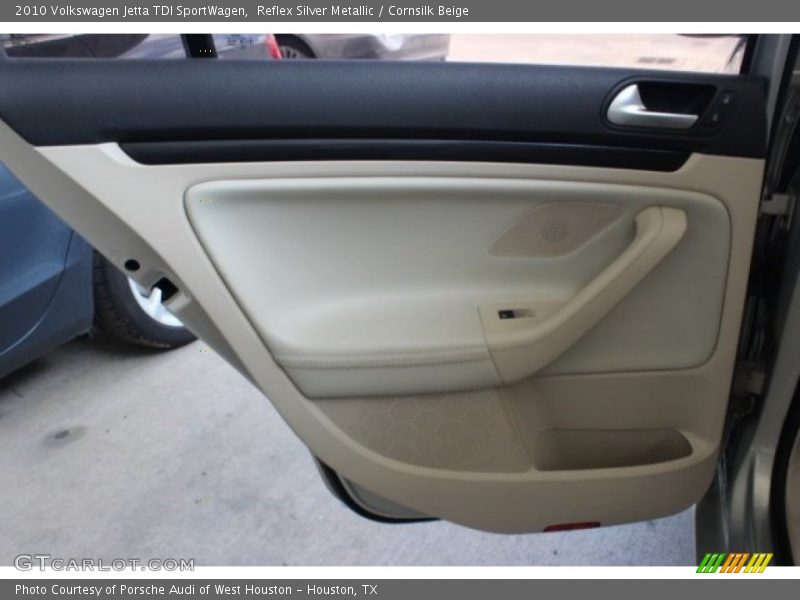 Reflex Silver Metallic / Cornsilk Beige 2010 Volkswagen Jetta TDI SportWagen