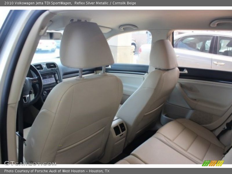 Reflex Silver Metallic / Cornsilk Beige 2010 Volkswagen Jetta TDI SportWagen