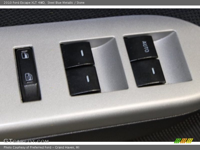 Steel Blue Metallic / Stone 2010 Ford Escape XLT 4WD