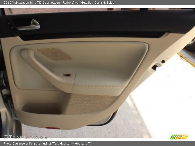 Reflex Silver Metallic / Cornsilk Beige 2010 Volkswagen Jetta TDI SportWagen