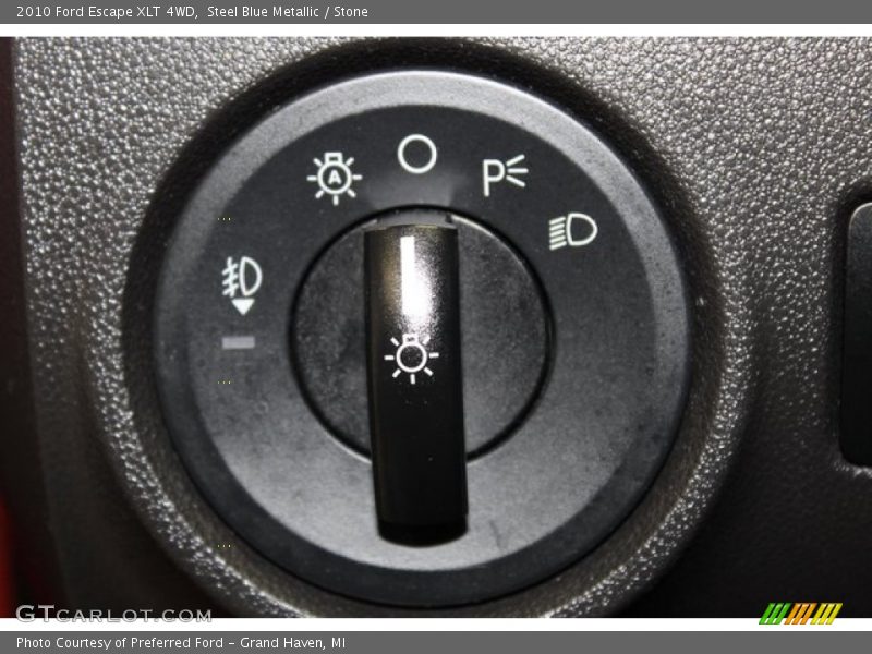 Steel Blue Metallic / Stone 2010 Ford Escape XLT 4WD