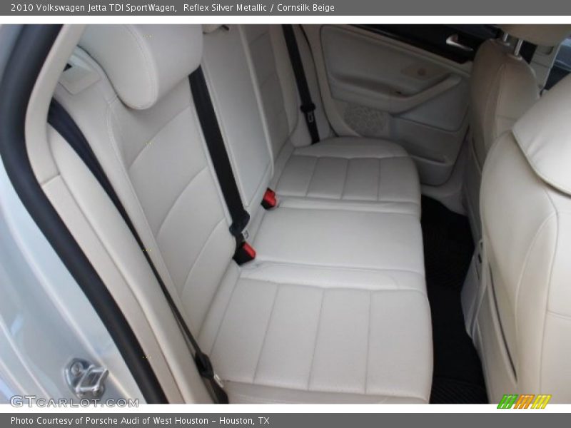 Reflex Silver Metallic / Cornsilk Beige 2010 Volkswagen Jetta TDI SportWagen