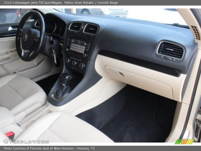 Reflex Silver Metallic / Cornsilk Beige 2010 Volkswagen Jetta TDI SportWagen