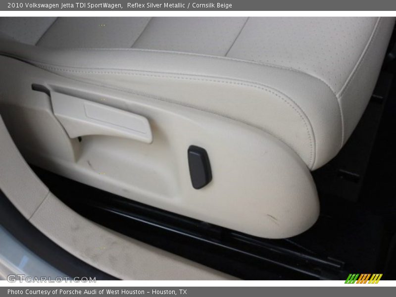 Reflex Silver Metallic / Cornsilk Beige 2010 Volkswagen Jetta TDI SportWagen