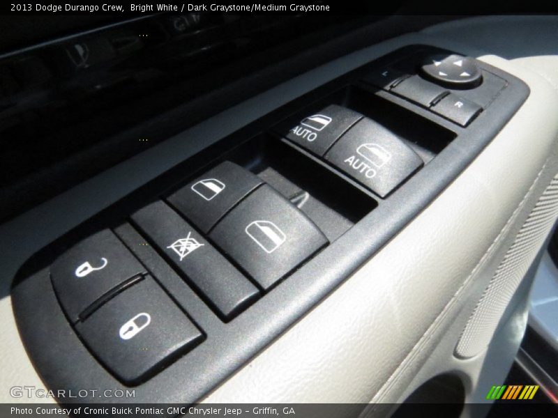 Bright White / Dark Graystone/Medium Graystone 2013 Dodge Durango Crew