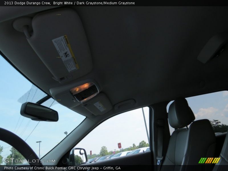 Bright White / Dark Graystone/Medium Graystone 2013 Dodge Durango Crew