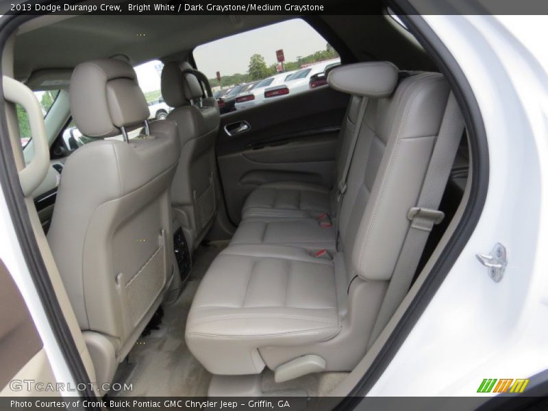 Bright White / Dark Graystone/Medium Graystone 2013 Dodge Durango Crew