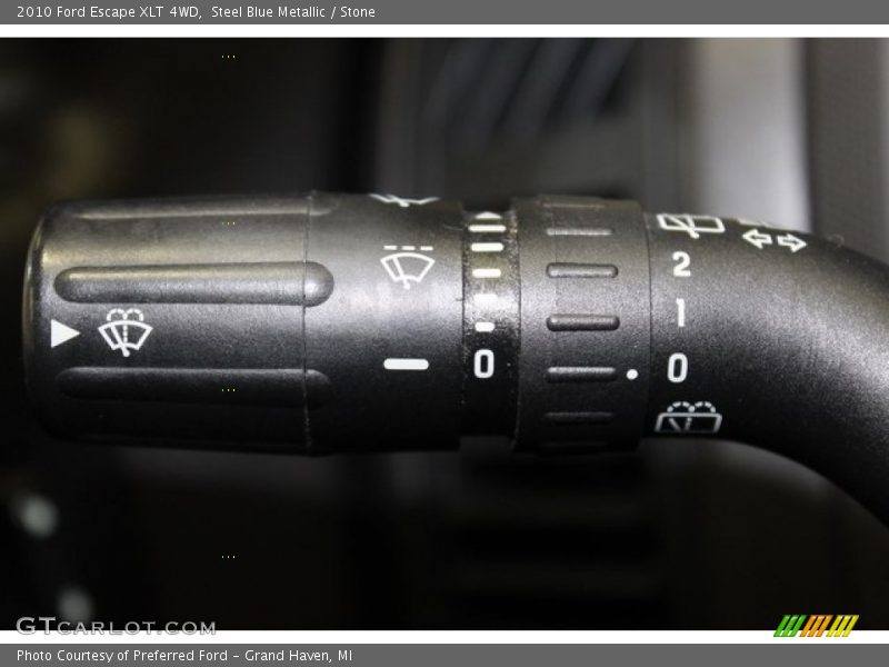 Steel Blue Metallic / Stone 2010 Ford Escape XLT 4WD