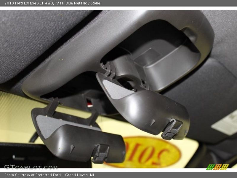 Steel Blue Metallic / Stone 2010 Ford Escape XLT 4WD