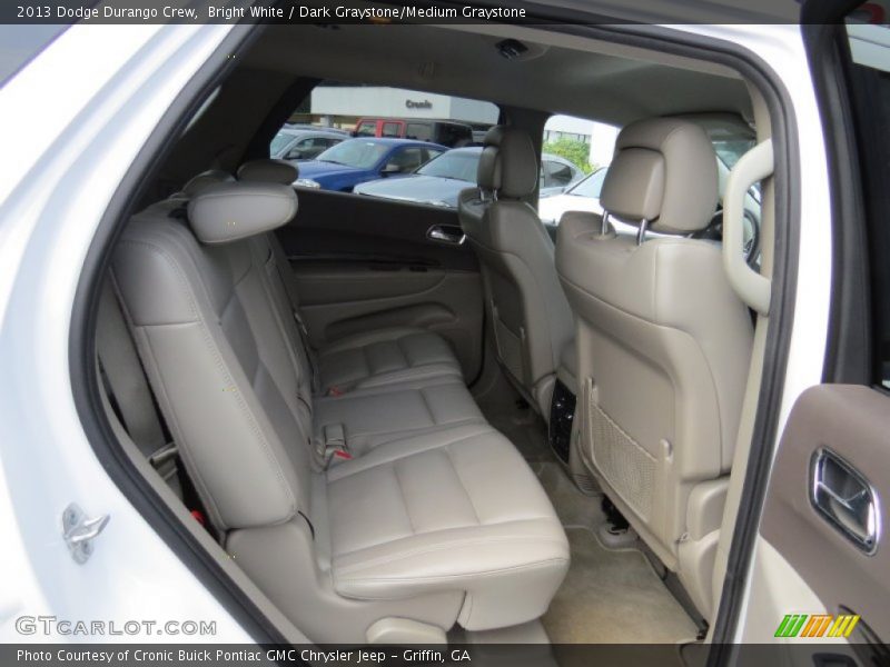 Bright White / Dark Graystone/Medium Graystone 2013 Dodge Durango Crew