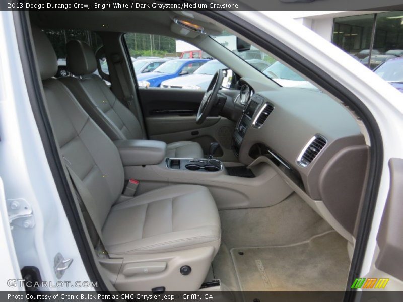 Bright White / Dark Graystone/Medium Graystone 2013 Dodge Durango Crew