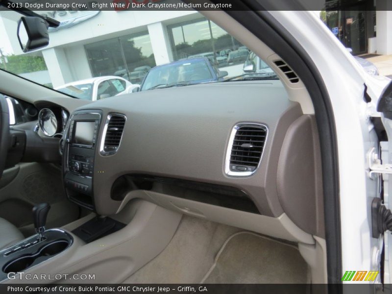 Bright White / Dark Graystone/Medium Graystone 2013 Dodge Durango Crew