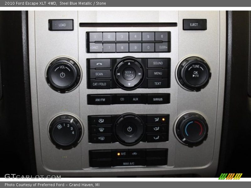 Steel Blue Metallic / Stone 2010 Ford Escape XLT 4WD