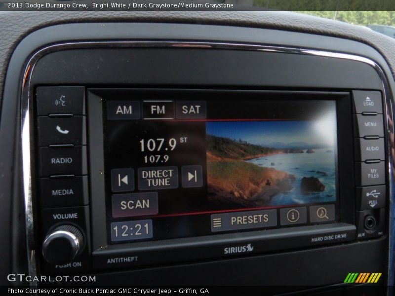 Bright White / Dark Graystone/Medium Graystone 2013 Dodge Durango Crew