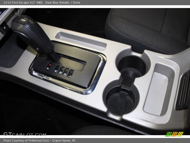 Steel Blue Metallic / Stone 2010 Ford Escape XLT 4WD