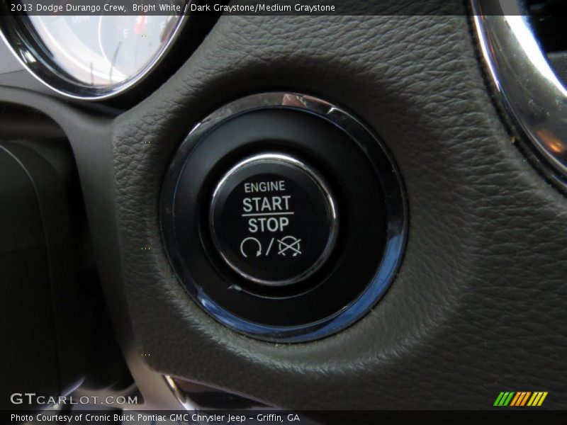 Bright White / Dark Graystone/Medium Graystone 2013 Dodge Durango Crew