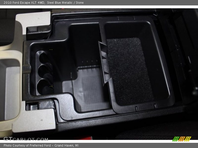 Steel Blue Metallic / Stone 2010 Ford Escape XLT 4WD