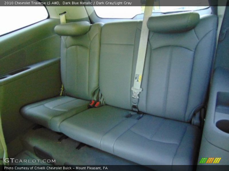 Dark Blue Metallic / Dark Gray/Light Gray 2010 Chevrolet Traverse LS AWD