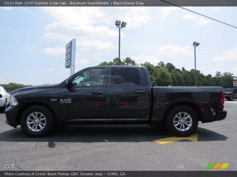 Maximum Steel Metallic / Black/Diesel Gray 2013 Ram 1500 Express Crew Cab