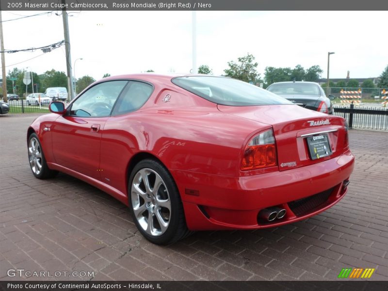 Rosso Mondiale (Bright Red) / Nero 2005 Maserati Coupe Cambiocorsa