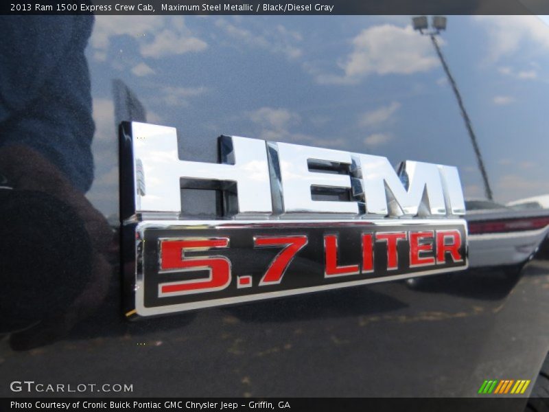 Maximum Steel Metallic / Black/Diesel Gray 2013 Ram 1500 Express Crew Cab
