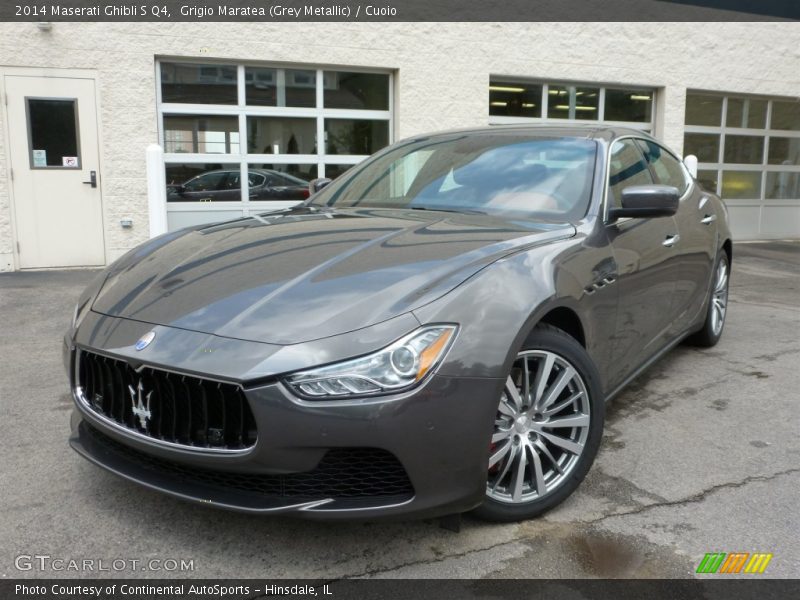 Grigio Maratea (Grey Metallic) / Cuoio 2014 Maserati Ghibli S Q4