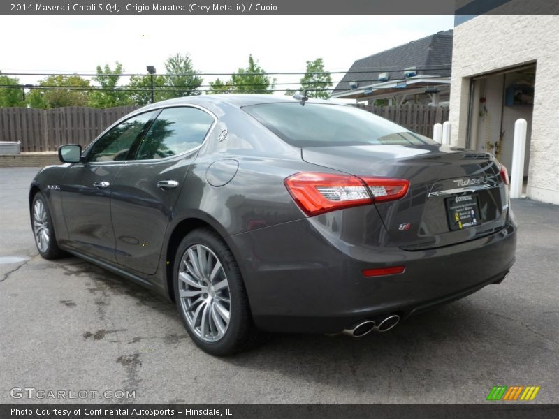 Grigio Maratea (Grey Metallic) / Cuoio 2014 Maserati Ghibli S Q4