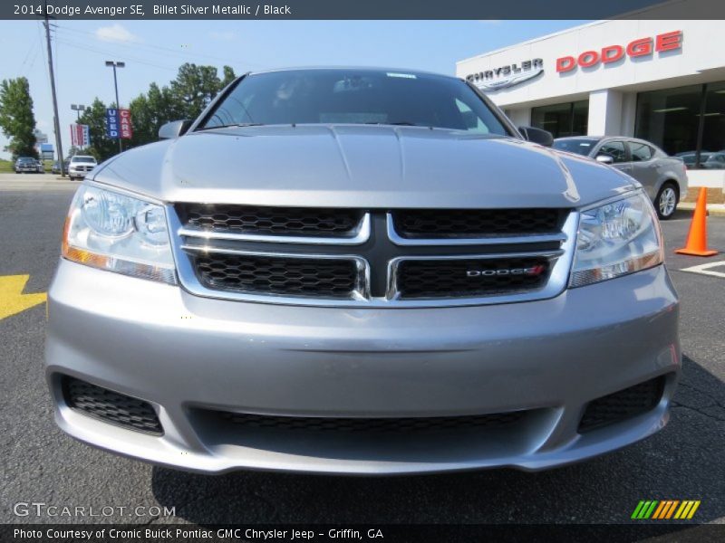 Billet Silver Metallic / Black 2014 Dodge Avenger SE