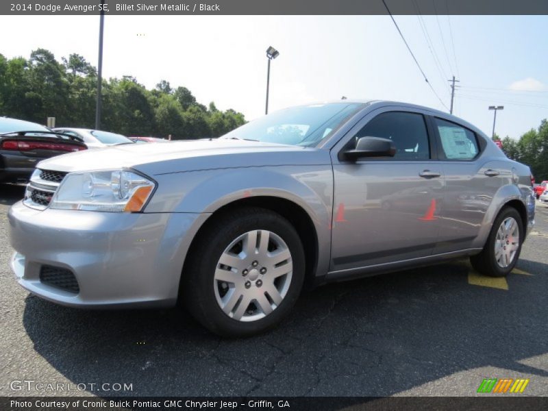 Billet Silver Metallic / Black 2014 Dodge Avenger SE