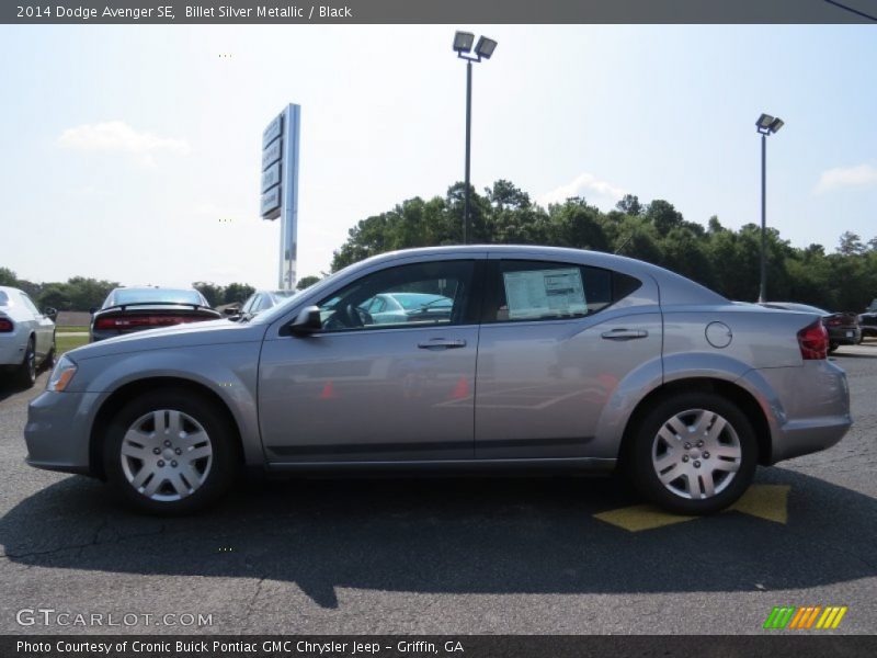 Billet Silver Metallic / Black 2014 Dodge Avenger SE