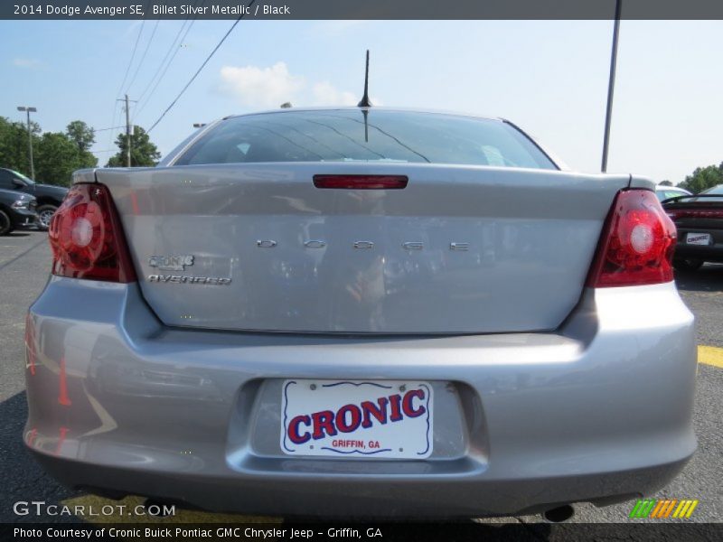 Billet Silver Metallic / Black 2014 Dodge Avenger SE