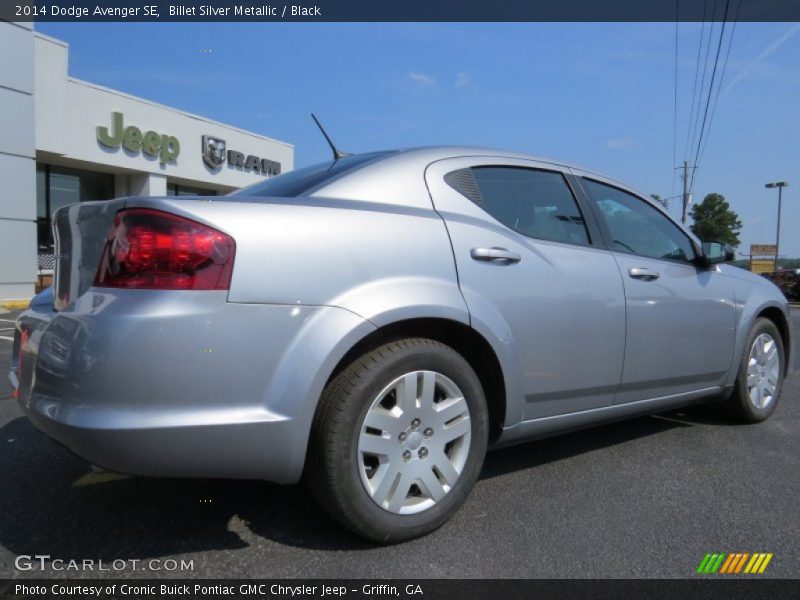 Billet Silver Metallic / Black 2014 Dodge Avenger SE