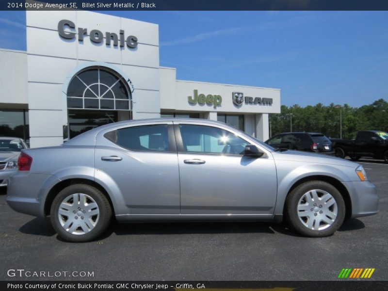 Billet Silver Metallic / Black 2014 Dodge Avenger SE