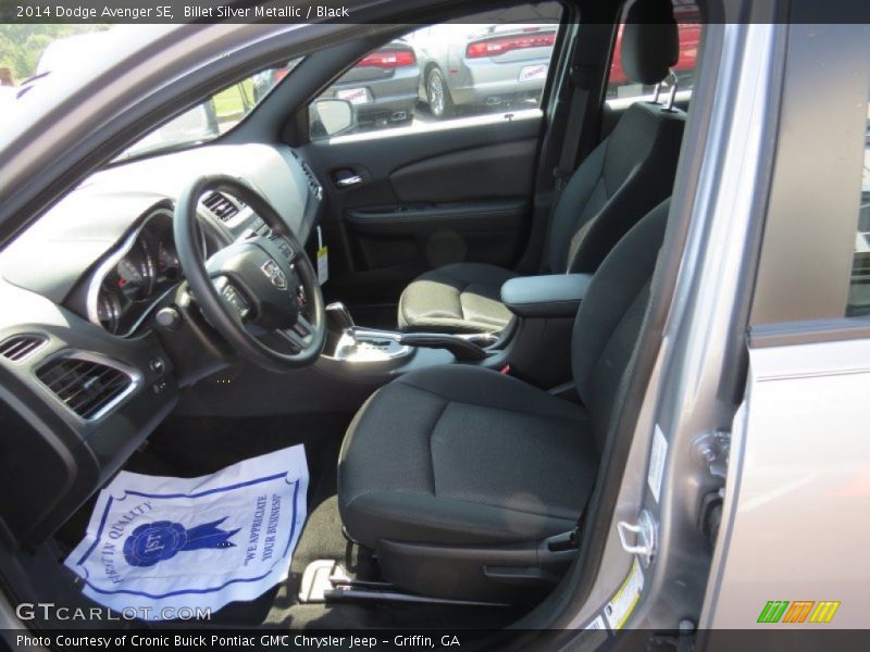 Billet Silver Metallic / Black 2014 Dodge Avenger SE