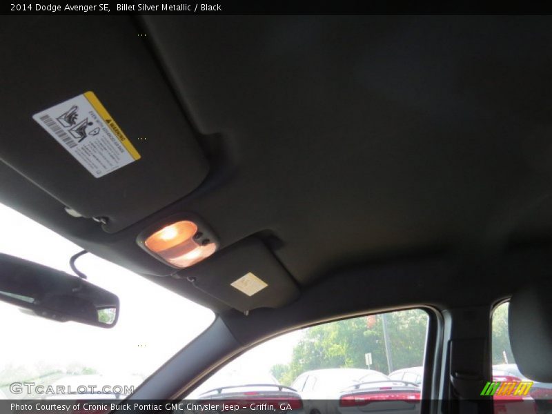 Billet Silver Metallic / Black 2014 Dodge Avenger SE
