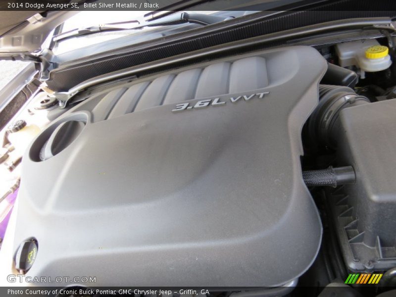 Billet Silver Metallic / Black 2014 Dodge Avenger SE
