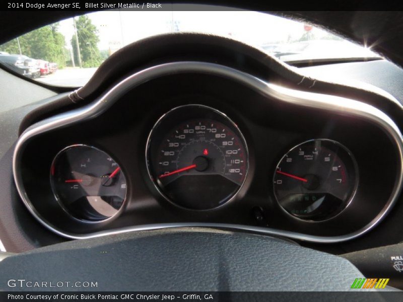 Billet Silver Metallic / Black 2014 Dodge Avenger SE