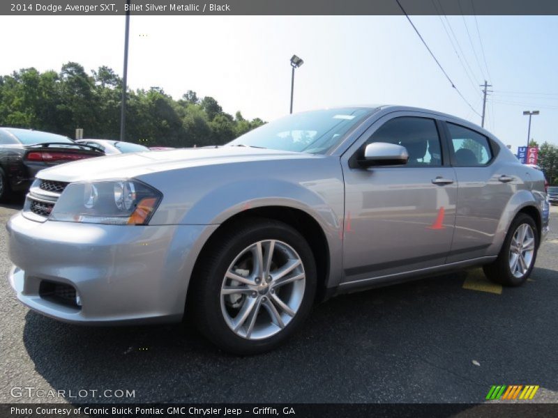 Billet Silver Metallic / Black 2014 Dodge Avenger SXT