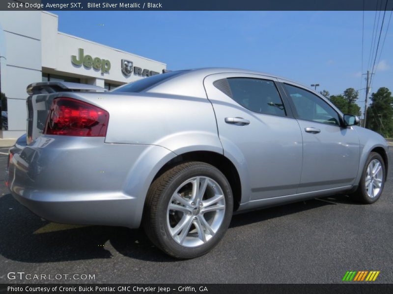 Billet Silver Metallic / Black 2014 Dodge Avenger SXT