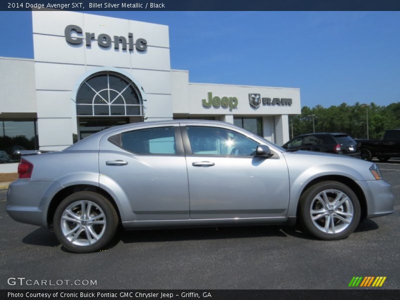 Billet Silver Metallic / Black 2014 Dodge Avenger SXT