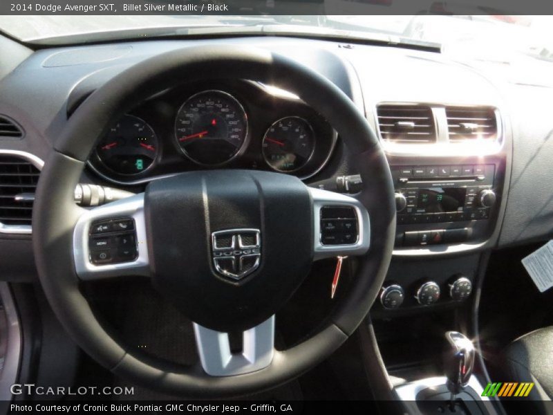 Billet Silver Metallic / Black 2014 Dodge Avenger SXT