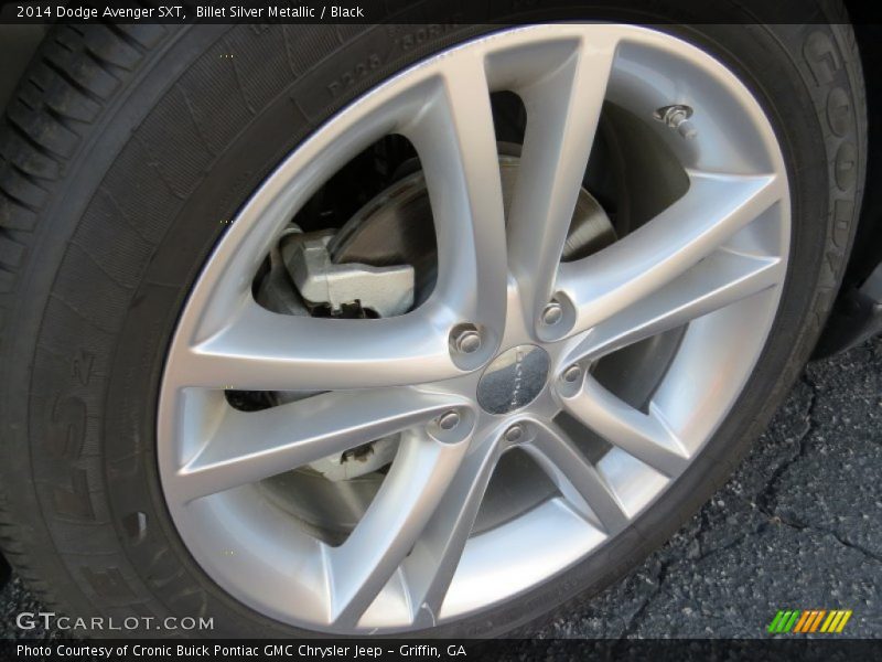 Billet Silver Metallic / Black 2014 Dodge Avenger SXT