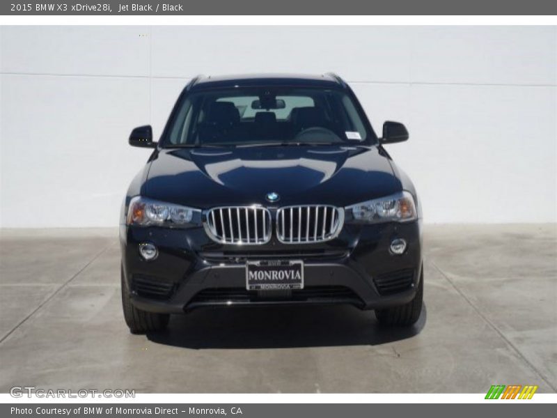 Jet Black / Black 2015 BMW X3 xDrive28i