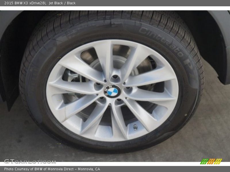 Jet Black / Black 2015 BMW X3 xDrive28i